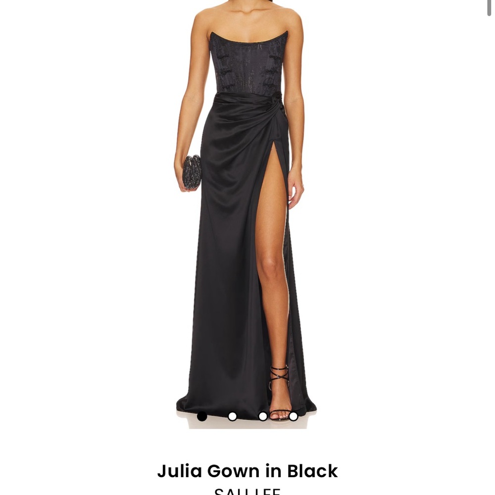 Black Julia Gown Sau Lee